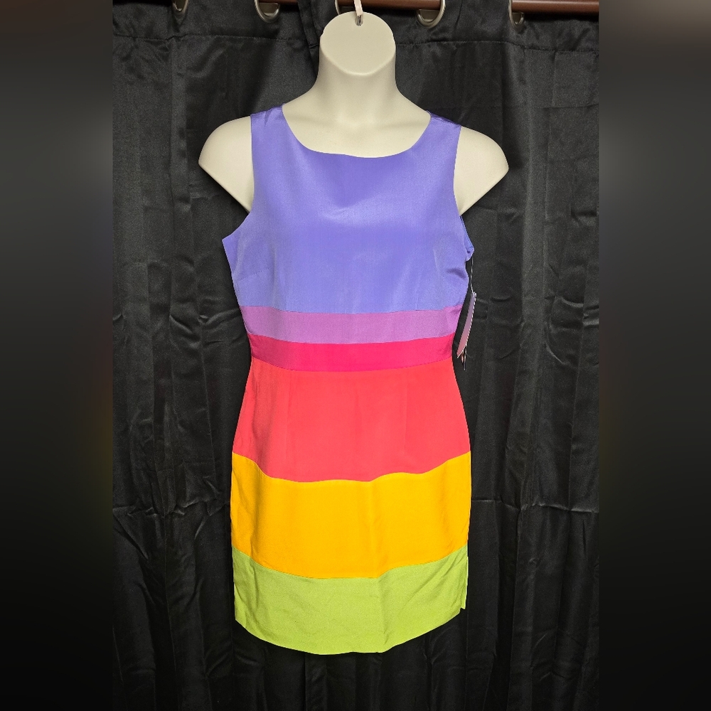 Colorful Striped Dress